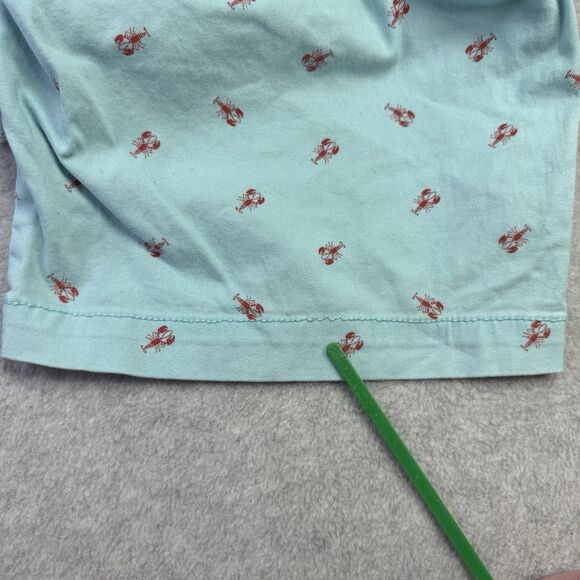 Carbon Shorts Freedom Flex Mens Sz 34 Blue Lobster/Crawfish Flat Front Chino - Picture 13 of 14